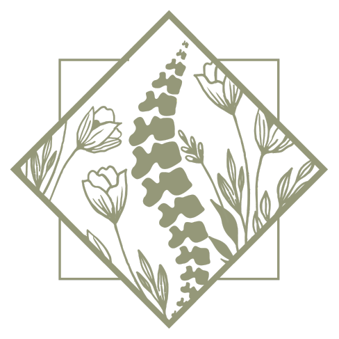 Alivio Chiropractic - Spine & Floral Logo
